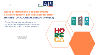 Corso sui rischi specifici settori BAR/RISTORAZIONE/ALBERGHI (HoReCa)